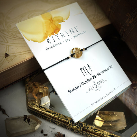 Scorpio CITRINE Bracelet