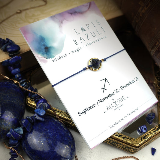 Sagittarius LAPIS LAZULI Bracelet