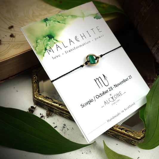 Scorpio MALACHITE Bracelet