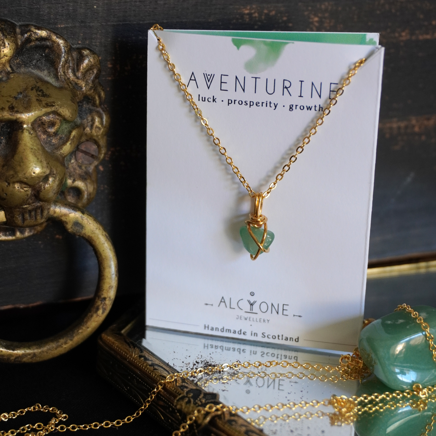 Aventurine Necklace | Crystal of Success & Good Luck