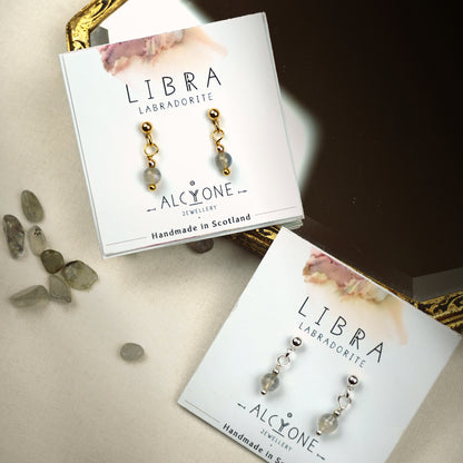 Earrings LIBRA Labradorite