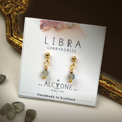 Earrings LIBRA Labradorite