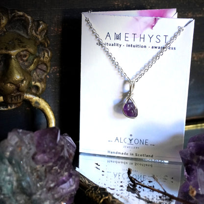 Amethyst Necklace | Crystal of Intuition & Spirituality