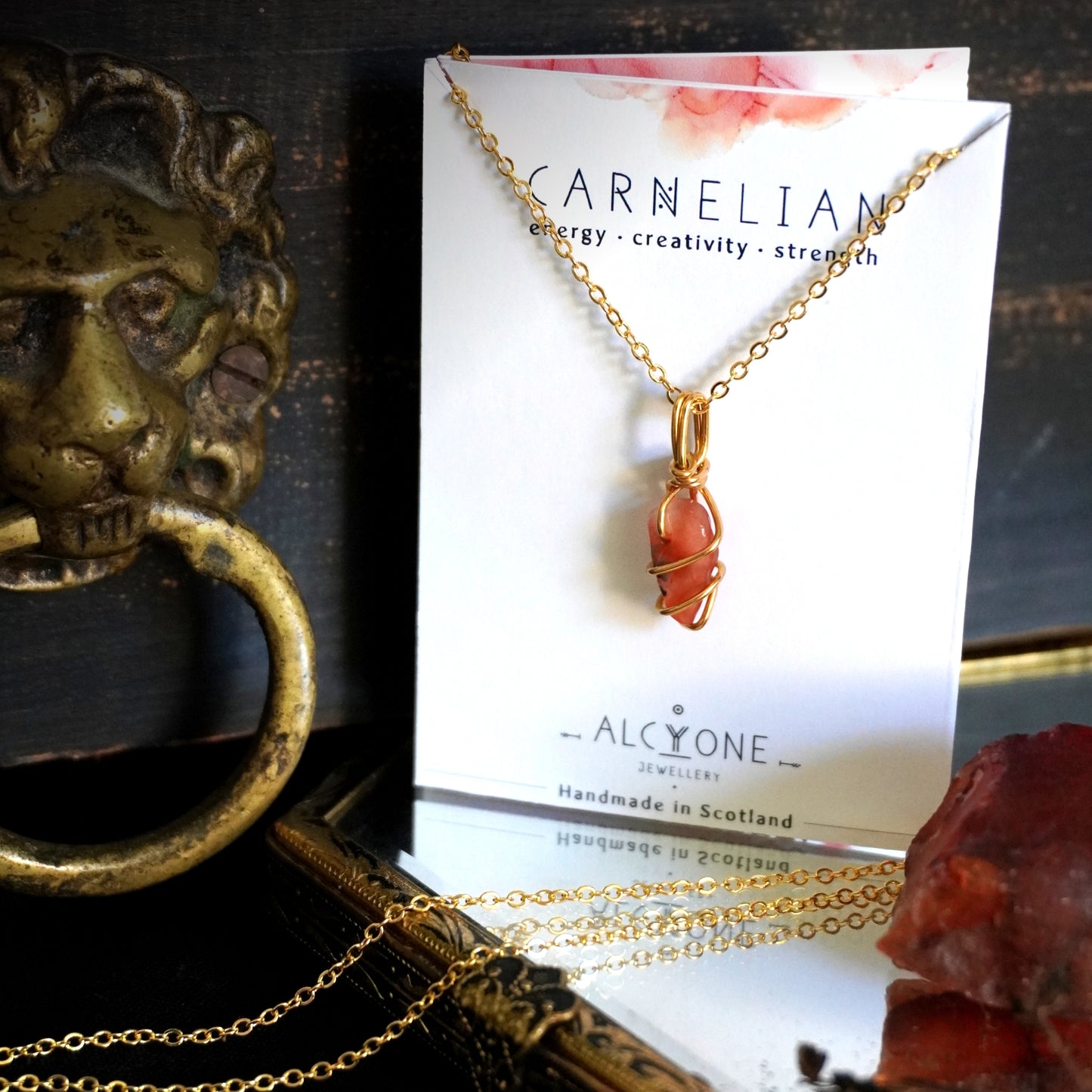 Carnelian Necklace | Crystal of Passion & Creativity