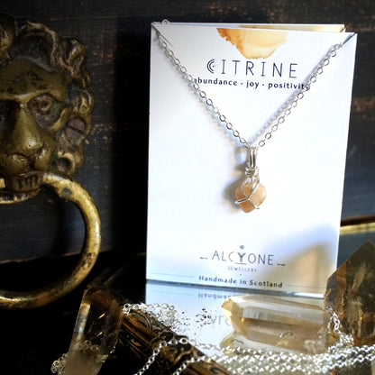 Citrine Necklace | Crystal of Abundance & Joy