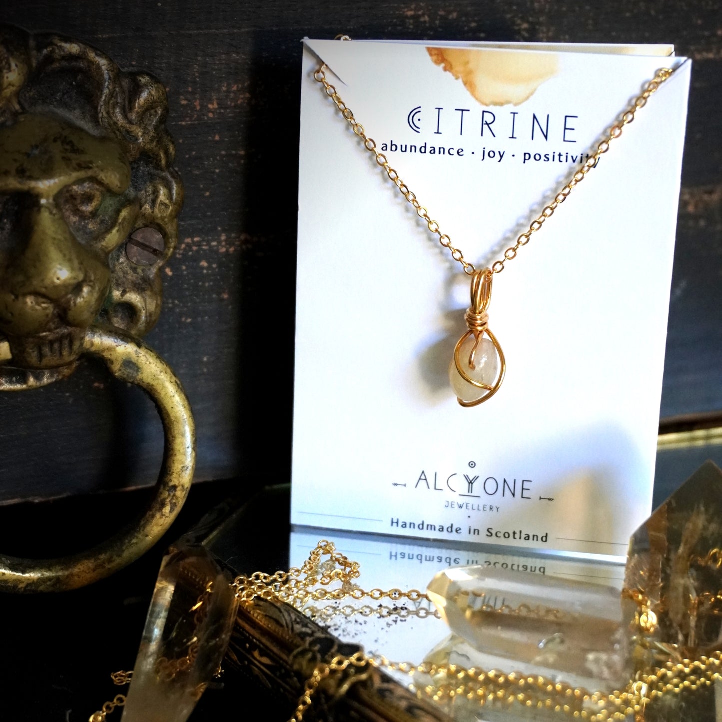 Citrine Necklace | Crystal of Abundance & Joy