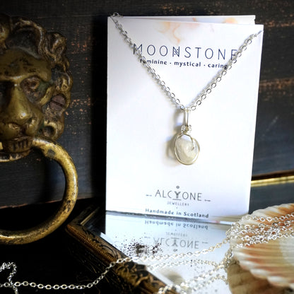 Moonstone Necklace | Crystal of Intuition & Feminine Energy