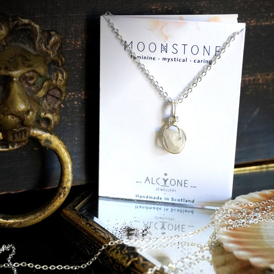 Moonstone Necklace | Crystal of Intuition & Feminine Energy