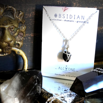 Obsidian Necklace | Crystal of Protection & Truth