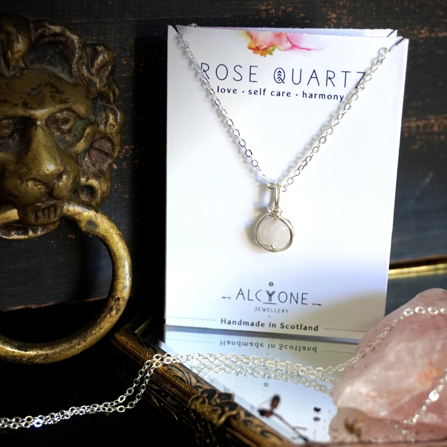Rose Quartz Necklace | Crystal of Love & Compassion