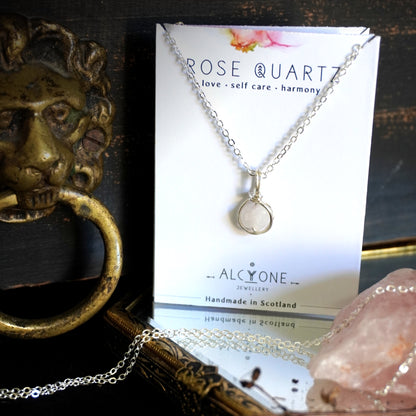 Rose Quartz Necklace | Crystal of Love & Compassion