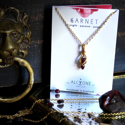 Garnet Necklace | Crystal of Passion & Power