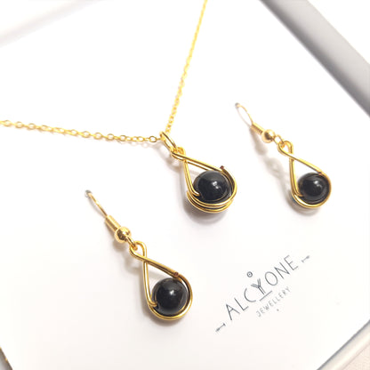 Obsidian Gift Set - BIRTHSTONE OF SAGITTARIUS