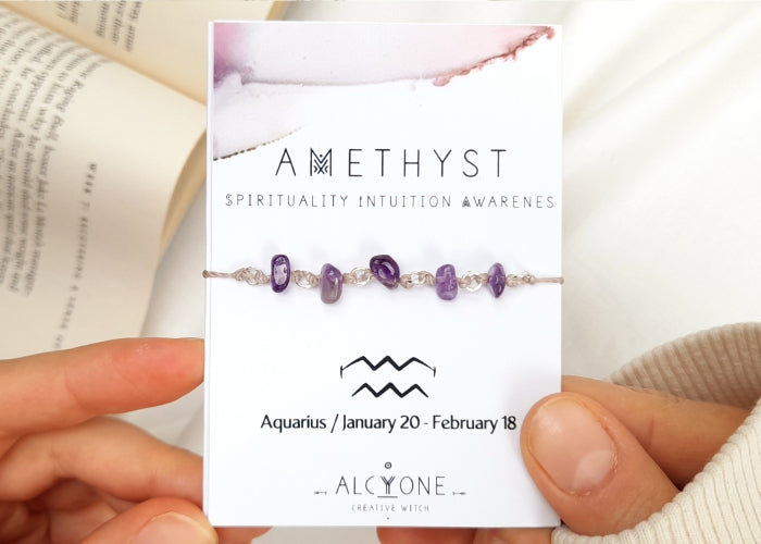 Aquarius AMETHYST Bracelet