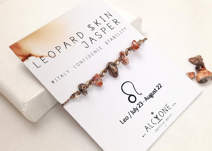Leo LEOPARD SKIN JASPER Bracelet