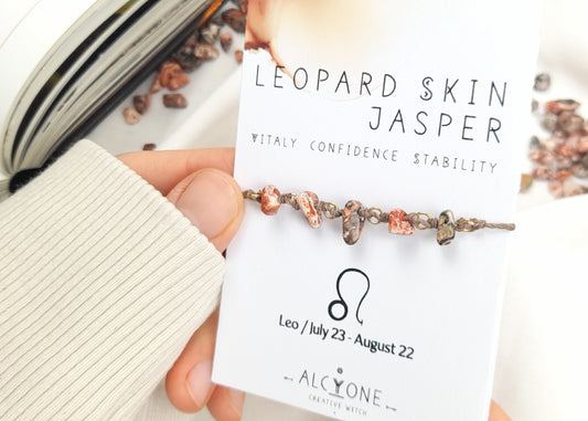 Leo LEOPARD SKIN JASPER Bracelet