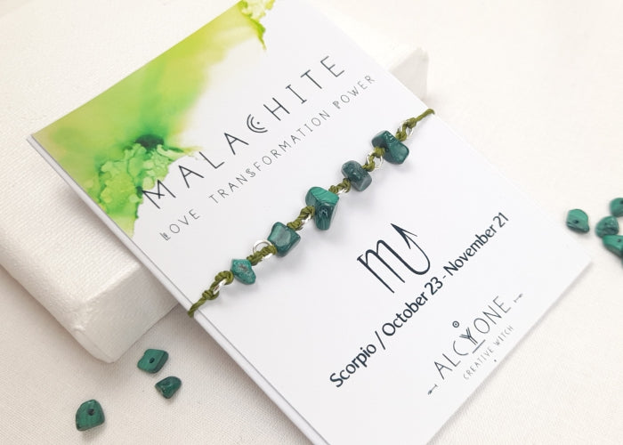 Scorpio MALACHITE Bracelet