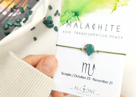 Scorpio MALACHITE Bracelet