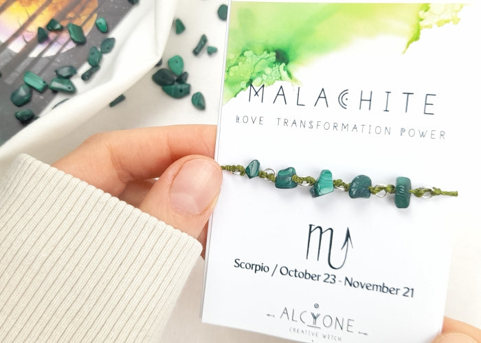 Scorpio MALACHITE Bracelet