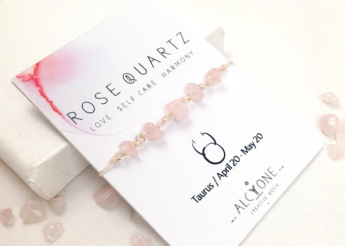 Taurus ROSE QUARTZ Bracelet