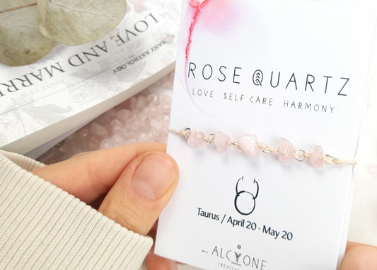 Taurus ROSE QUARTZ Bracelet