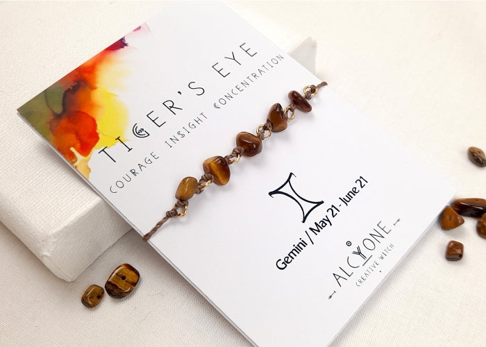 Gemini TIGER'S EYE Bracelet